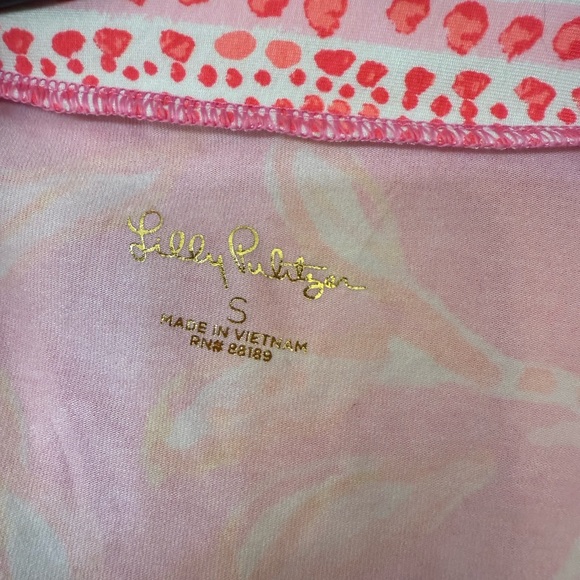 Lilly Pulitzer Pink and White Floral Blouse - Picture 4 of 4